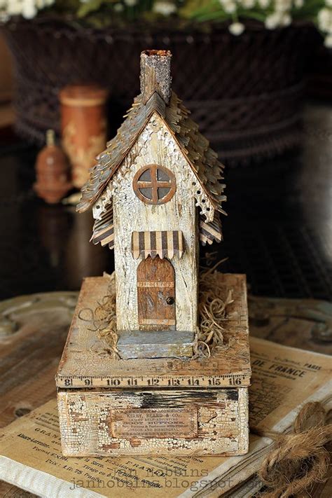 Tim Holtz Chippy Brownstone In My Own Imagination Cardboard House