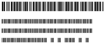 Code39 codes, which literally means code 3 of 9, uses 39 digits and characters. 3 of 9 Barcode Font : Dingbats Barcode : pickafont.com