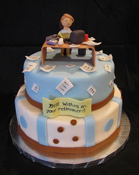 Elegant 40th birthday cake for a lady. Retirement Cake by The Couture Cakery, via Flickr ...