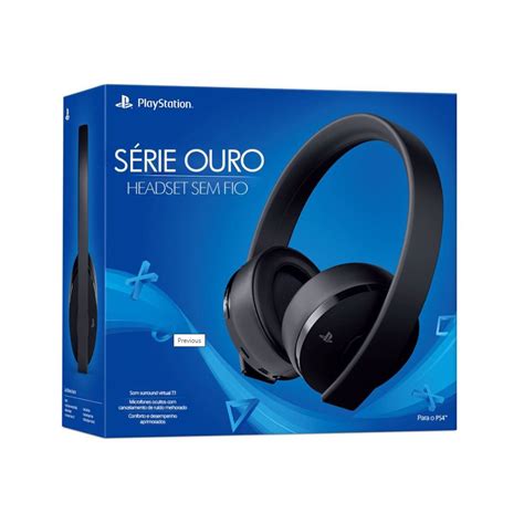 Headset Gamer Sony Serie Ouro 7 1 Sem Fio Ps4 E Ps4 Vr Shopee Brasil