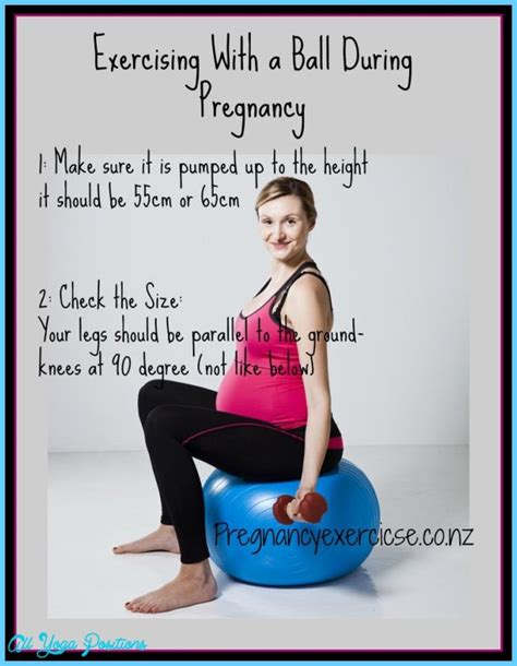 Pregnancy And Exercise Ball All Yoga Positions