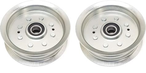 2 Pk Steel Flat Idler Pulleys Compatible With John