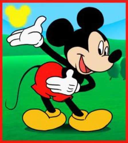 Nothing's regular about his life: How to draw Mickey Mouse: Bright Pictures, with Color, in ...
