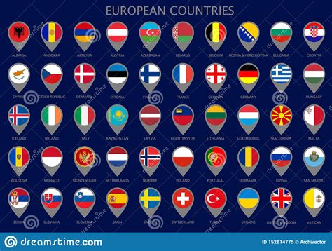 World Flags Europe Cartoon Vector 23800519
