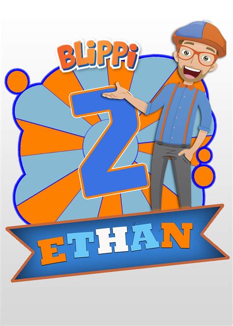 For his birthday i wanted to make this c. Blippi birthday decoration centerpiece - oscarsitosroom, # ...
