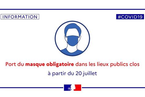 La mesure initialement prévue pour le 1er août va être mise en vigueur la semaine prochaine. Port du masque obligatoire à partir de demain - Guyane la 1ère