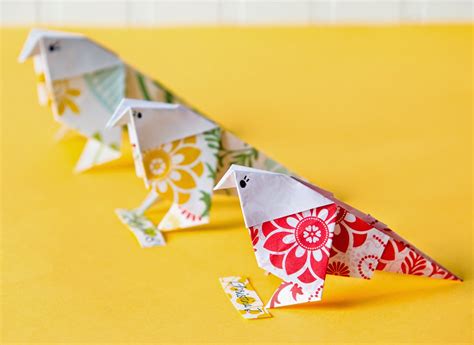 How To Make An Origami Paper Bird Handmade Paper Flowers By Maria Noble