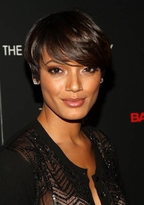 When blown out, the full, voluminous 'do will upgrade any outfit and any look to new, irresistible heights. Growing out short hair styles