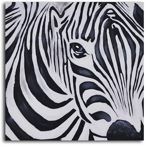 Zebra Perspective On Canvas Painting Hand Painting Art Animal