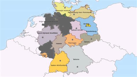 16 799 просмотров • 28 июн. Duitsland Kaart Provincies | doormelle