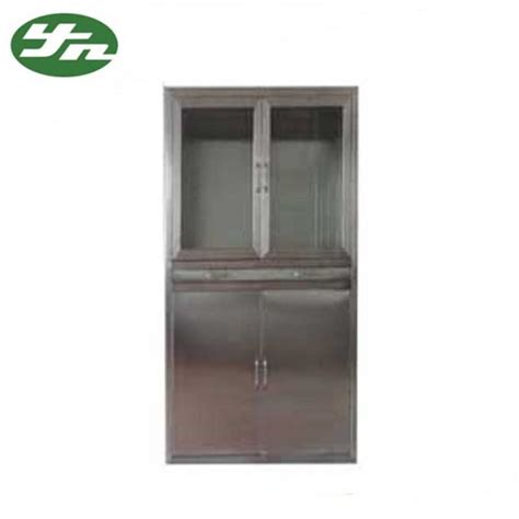 With a clear view of the contents, staff can verify items without handling a thing. Stainless Steel Medical Storage Cabinets Hospital Furniture