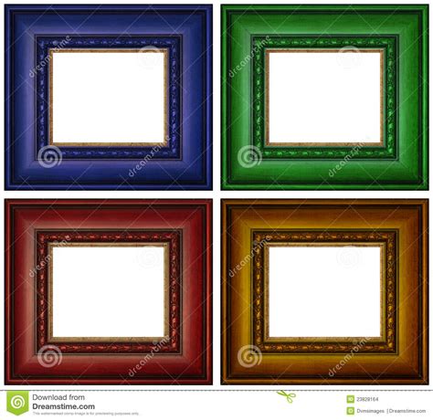 Colorful Picture Frames Stock Photo Image Of Ornate 23828164
