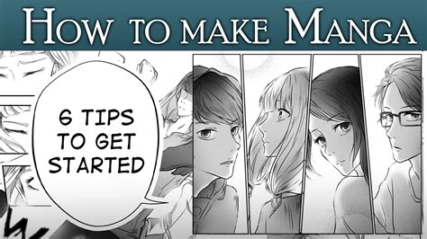 [how To Make Manga Pt 1] 6 Tips To Get You Started Youtube