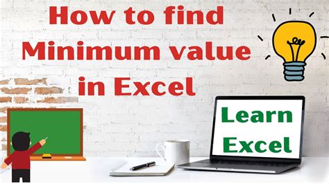 How To Find Minimum Value In Excel How To Use Min Function In Excel
