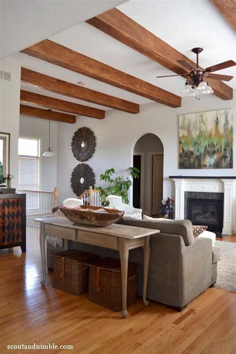 32 Design Ideas For Spaces With Exposed Wooden Beams Home Decor Home