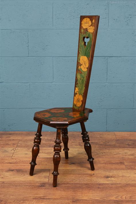 Arts And Crafts Spinning Chair - Antiques Atlas