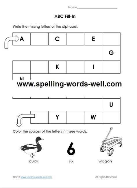 Free Printable Kindergarten Worksheets With The Abcs