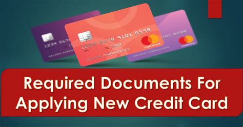Credit Card Fact Eligibility And Required Documents Applying For New