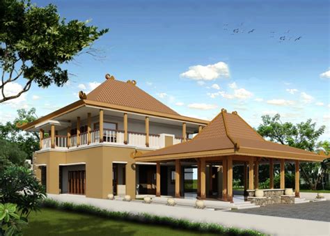 Gambar rumah joglo modern terbaru kami sajikan dengan lengkap untuk memudahkan anda menemukan sumber contoh rumah adat jawa sebagai warisan. 8 Desain Rumah Etnik Jawa Modern | RUMAH IMPIAN