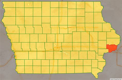 Map Of Scott County Iowa Địa Ốc Thông Thái