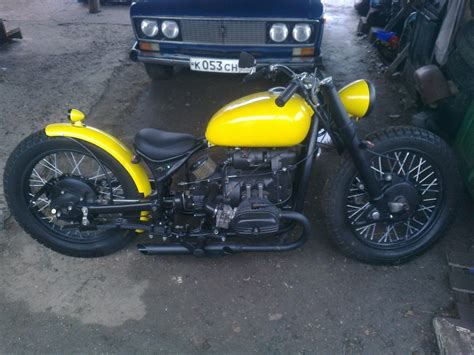 A Custom Bobber Built From A Ural Motorcycle