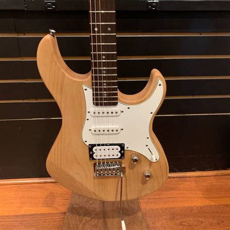 Yamaha Pacifica Electric Guitar Natural Wood Finish Reverb