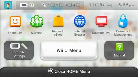 Wii U Menu Overview Youtube