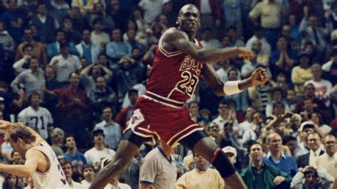 Legendary Moments In Nba History Michael Jordan Hits Iconic Shot To