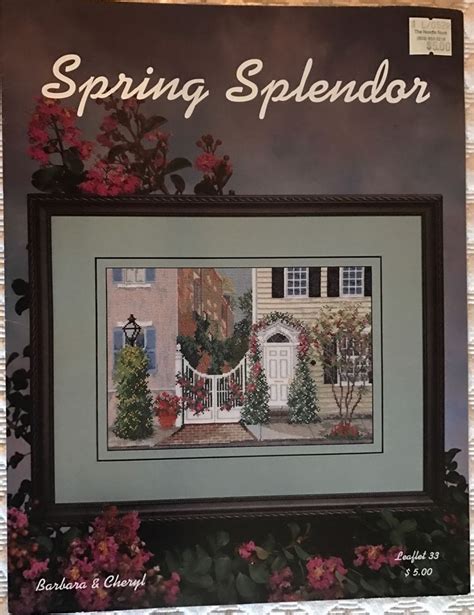 Pattern on a grid dmc floss list pattern sizing details basic cross stitch instructions enlarged files for easier viewing. Spring Splendor Barbara and Cheryl Cross Stitch Pattern ...