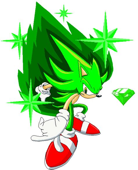 Green Hyper Sonic And Emerald By Sonicmaker1999 On Deviantart