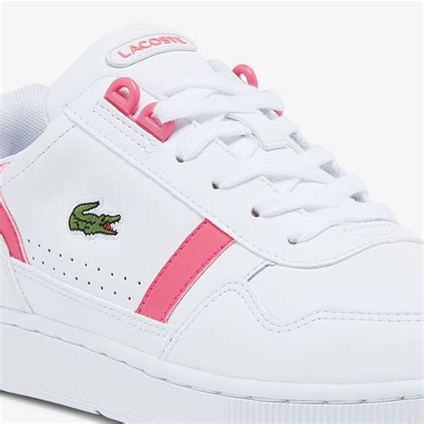 Womens T Clip Leather And Synthetic Sneakers Lacoste