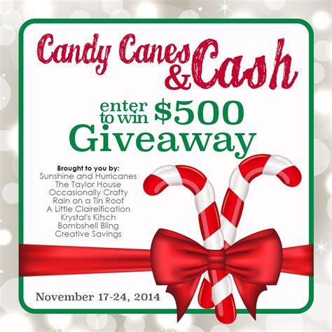 Maybe you would like to learn more about one of these? Candy Canes & Cash Giveaway | The Taylor House