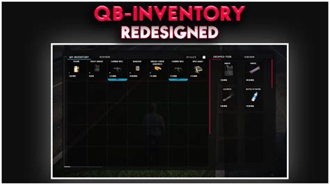 Advance Ui Qb Inventory For Your Fivem Roleplay Qbcoreqb Inventory