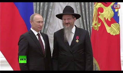 President Putin Honors Rabbi Lazar The Federation Of Jewish