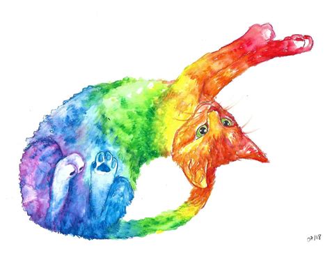 Rainbow Kitten By Noreydragon On Deviantart