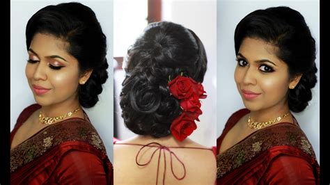 Simple Hair Style For Saree In Sri Lanka