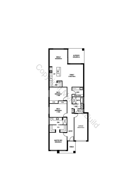 Single Storey 3 Bedroom MHB-22 – MyHomeBuild