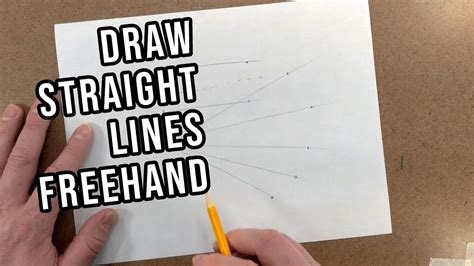 How To Draw Straight Lines Freehand Youtube