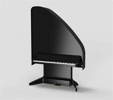In order to move a grand piano, remove the pianos legs from the body before placing the piano on a dolly. Future Piano Standing Grand Offers Lightweight, Portable ...