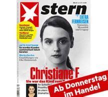 (born vera christiane felscherinow) is a former heroin addict famous for her autobiographical book wir kinder vom bahnhof zoo which describes her struggle with drug addiction during her teens. Exklusiv im stern: Christiane F. - Mein Leben nach ...