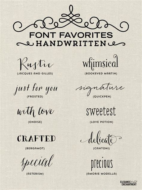 Diy Crafts Handwritten Fonts For All Of Your Creative And Diy