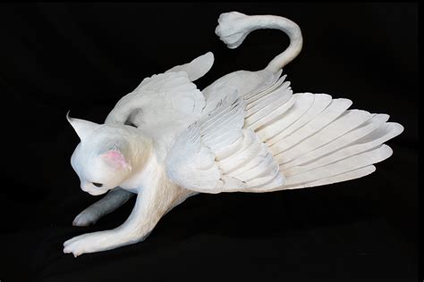 Winged Cat — Art By Jonas Hartley