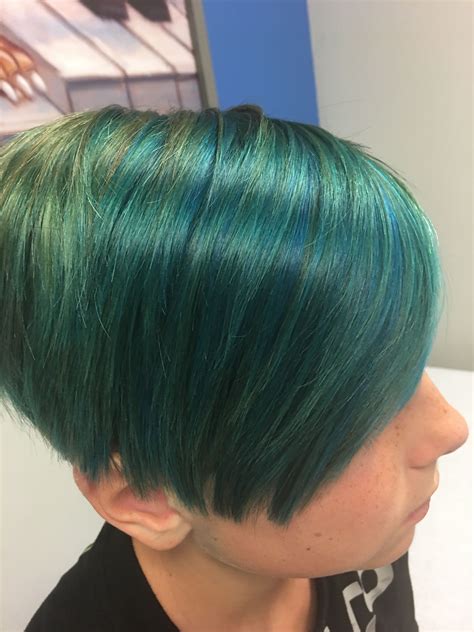 Faded Blue Hairdo Stylists Hair