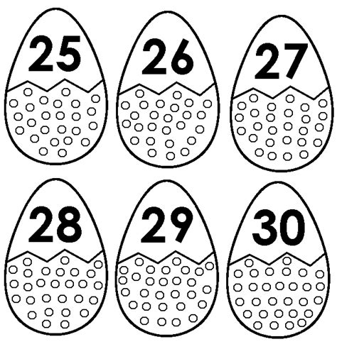 Egg Counting Matching Game Learningenglish Esl