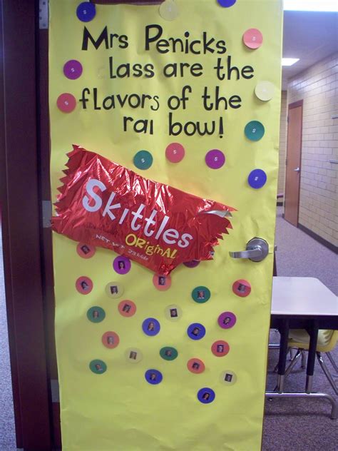 Use these classroom decorations to dress up your whiteboards, cork bulletin boards, reading corners and walls. Room Mom 101: Candy Themed Door Decorations