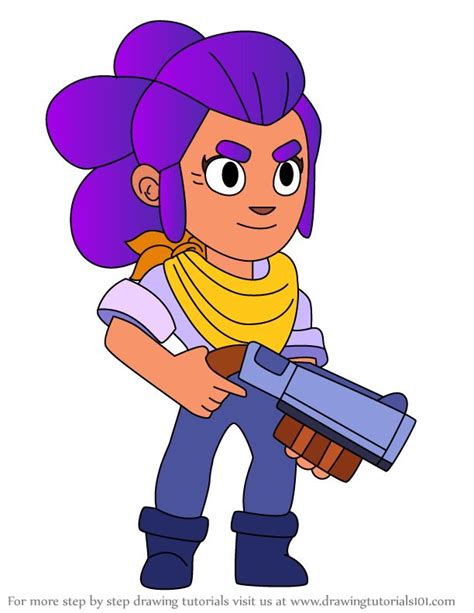 Brawl stars es un videojuego de lucha online multijugador brawl stars es un videojuego de lucha online multijugador donde equipos de 3 jugadores pelean entre ellos por diferentes objetivos según el modo de juego. How to Draw Shelly from Brawl Stars | Çizimler, Karakter ...