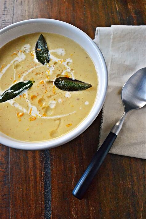 Kells Kitchen Knolselderijsoep met ras el hanout sinaasappel