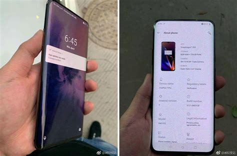 In terms of memory, oneplus could take one of two directions. Leaked photos show new OnePlus 7 Pro phone, has Samsung ...