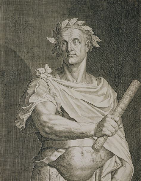 C Julius Caesar Emperor Of Rome Drawing By Titian Fine Art America