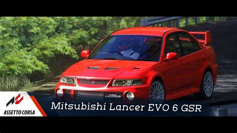 Assetto Corsa Mitsubishi Lancer EVO 6 GSR Gunma Gunsai Touge